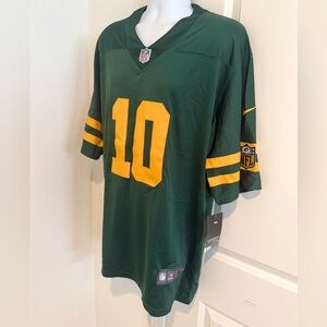 Green Bay Packers Green and Yellow Men's Jersey